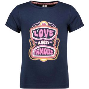 B.NOSY meisjes t-shirt - Marine