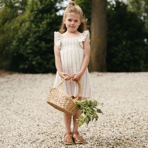 LEVV meisjes jurk - Taupe