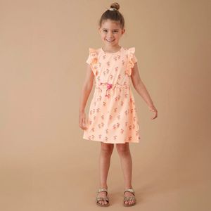 Jubel meisjes jurk - Oranje