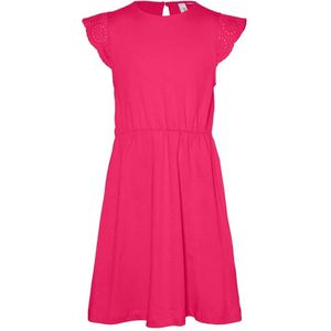 VERO MODA GIRL meisjes jurk - Fuchsia