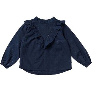 Your Wishes meisjes blouse - Marine