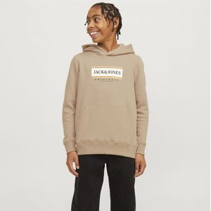 Jack & Jones Junior jongens hoodie - Zand