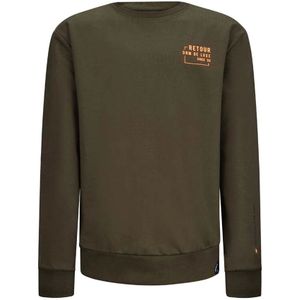 Retour jongens sweater - Army