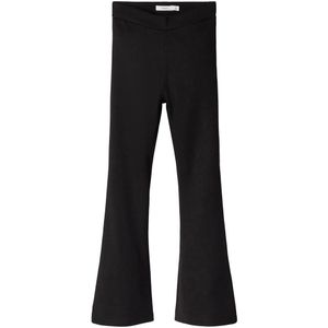 NAME IT KIDS High Waist Flared Broek NKFFRIKKALI Zwart