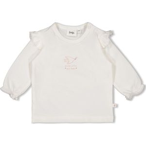 Feetje meisjes longsleeve - Ecru