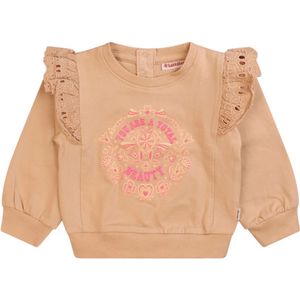 Bakkaboe meisjes sweater - Zand