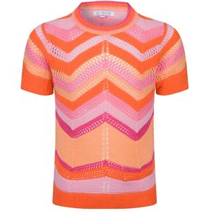 D-zine meisjes t-shirt - Oranje
