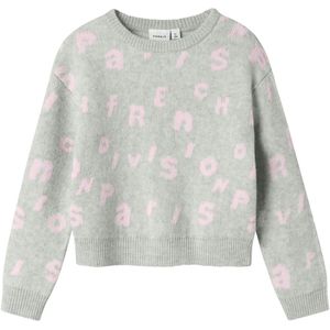 Name It - MINI - Trui - Grijs - Voor Meisjes