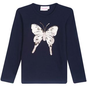 Someone meisjes longsleeve - Marine