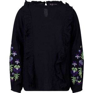 D-zine meisjes blouse - Zwart
