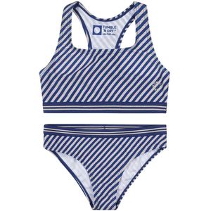 Tumble 'n Dry Crop Bikini Sol Donkerblauw/Lichtroze