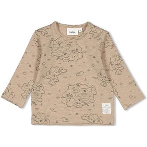 Feetje jongens longsleeve - Taupe melee