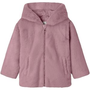 Name It - NMFMILA JACKET W HOOD - Fleecejack - Paars - Met Capuchon