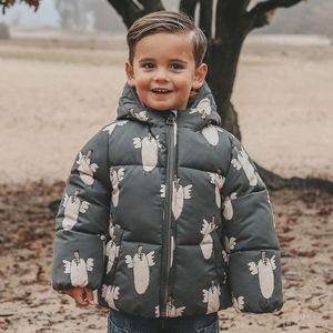 Your Wishes - jongens winterjas - Grijs - Puffer
