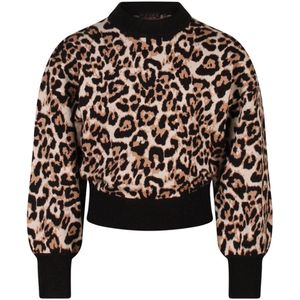 D-zine meisjes trui - Bruin