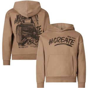 Unlocked jongens hoodie - Clay