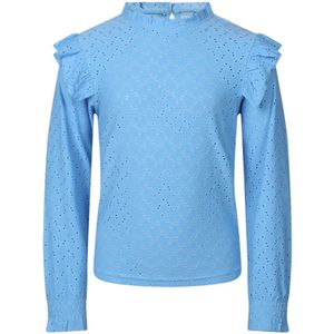 D-ZINE meisjes longsleeve - Pastel blue