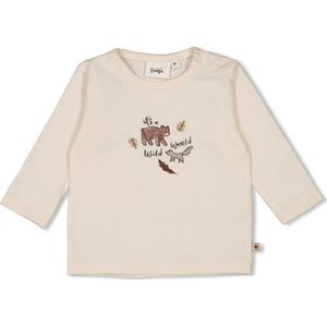 Feetje - Wild World Longsleeves - Ecru - Longsleeve voor Baby Jongen