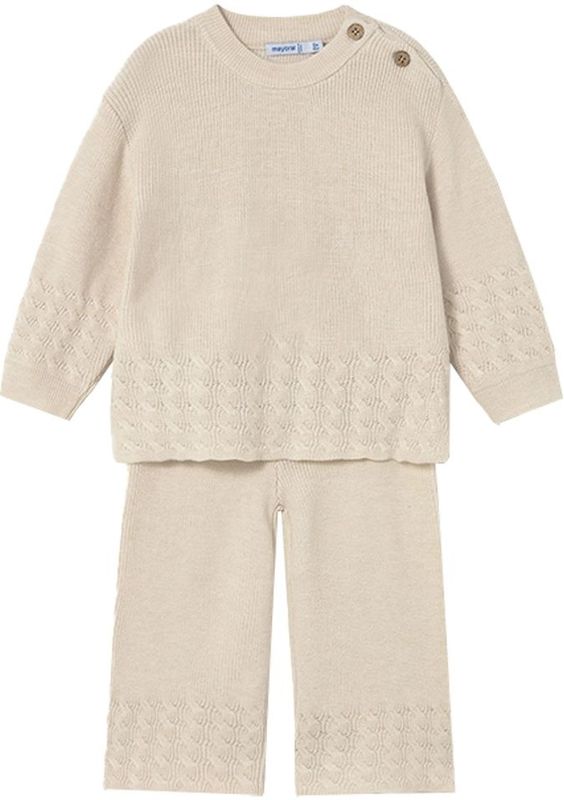 Mayoral - Knit 2piece - Set - Sand