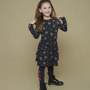 Jubel meisjes jurk - Antracite