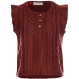 Looxs meisjes gilet - Wijn rood