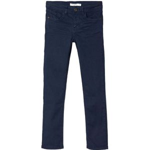 NAME IT KIDS Slim Fit Broek NKMTHEO Donkerblauw