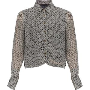 Frankie & Liberty meisjes blouse - Zwart