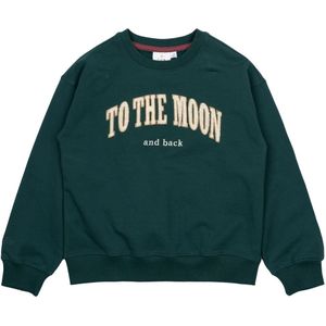 The New meisjes sweater - Donker groen