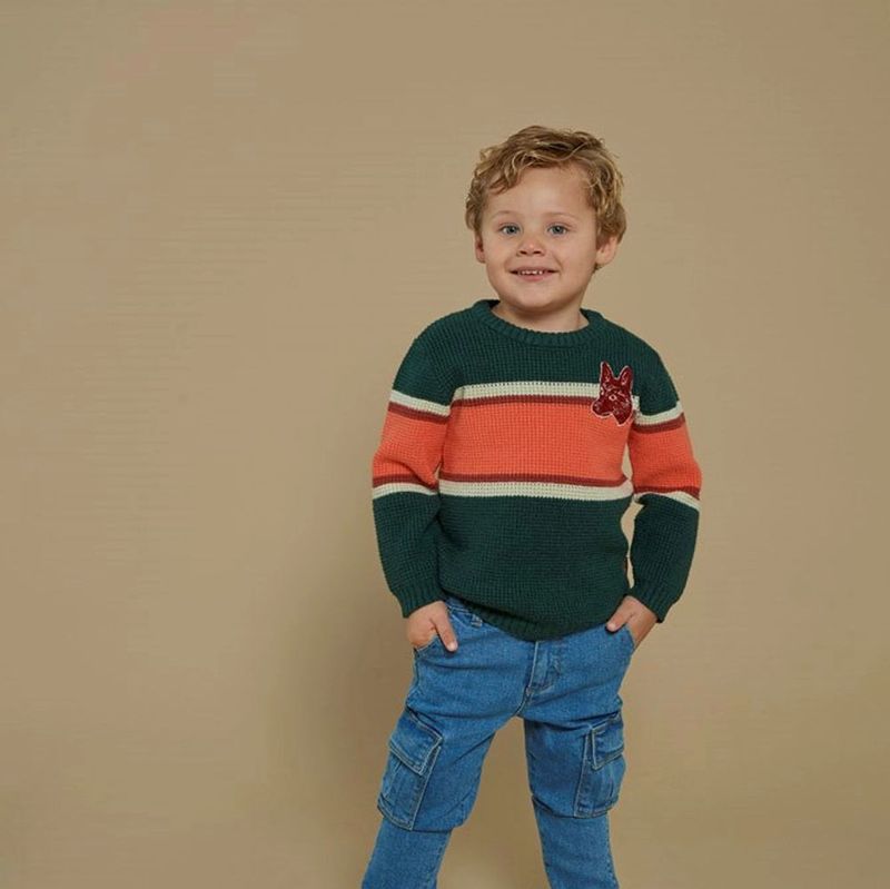 Sturdy jongens trui - Groen