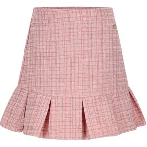 Le Chic - TIVVY - Plooirok - Roze - Charming Tweed