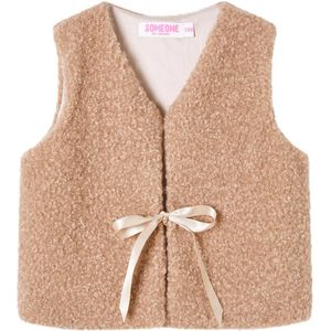 Someone - Gilet - Beige - Voor Meisjes