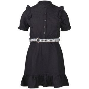 D-ZINE meisjes jurk - Zwart