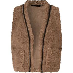 D-zine meisjes gilet - Taupe