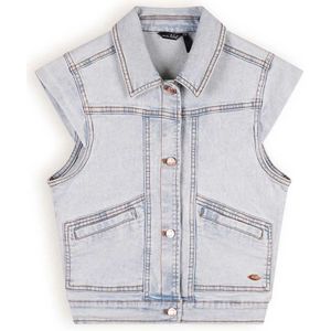 NoBell meisjes gilet - Medium denim