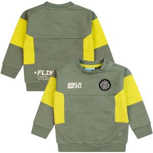 Flinq jongens sweater - Mos