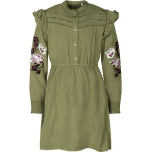 D-zine meisjes jurk - Mos