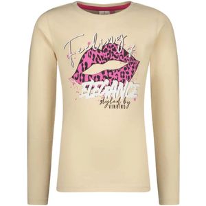 Vingino meisjes longsleeve - Zand