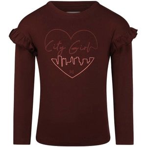 Koko Noko meisjes longsleeve - Bordeaux