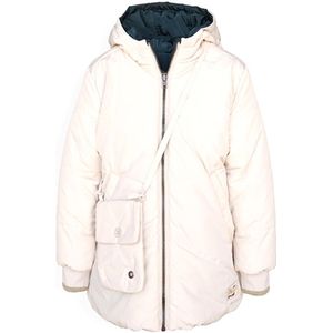 NoNo - Reversible Winterjas - Licht Rose - Meisjes - Bomberjack Model