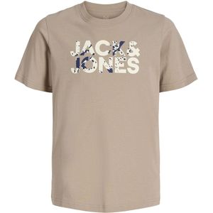 Jack & Jones Junior jongens t-shirt - Taupe