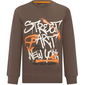 Unlocked jongens longsleeve - Bruin