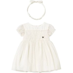 Mayoral meisjes jurk - Ecru
