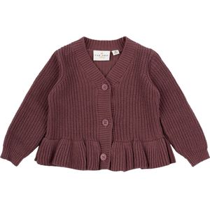 The New meisjes vest - Bordeaux