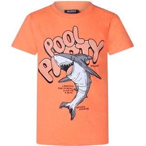 Unlocked jongens t-shirt - Fel oranje