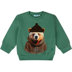 Flinq jongens sweater - Groen