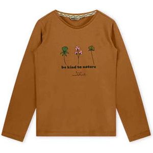 Moodstreet meisjes longsleeve - Camel