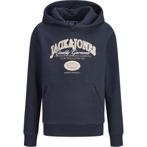 Jack & Jones Junior Sweatshirt 'JJARI'  sand / nachtblauw / wit