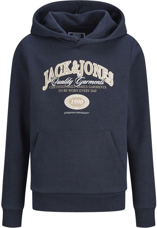 Jack & Jones Junior Sweatshirt 'JJARI'  sand / nachtblauw / wit