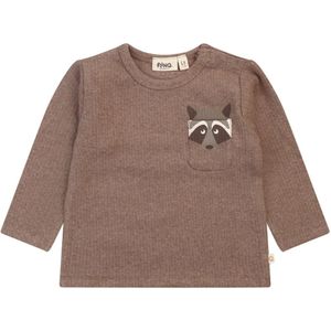 Flinq jongens longsleeve - Mokka