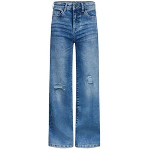 Retour - Wide Leg Jeans - Black Denim - Voor Meisjes